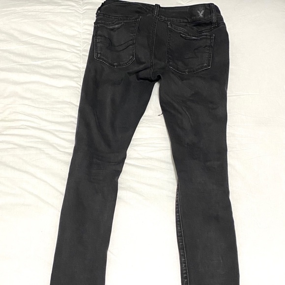 Black ripped American eagle jeans - Picture 2 of 2